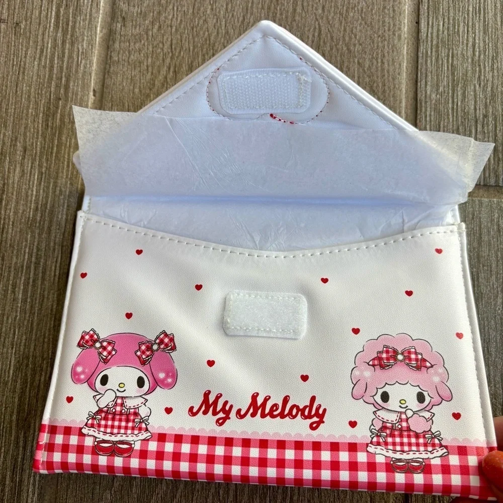 Sanrio My Melody White and Red Cosmetic/Accesory/Novelty Bag